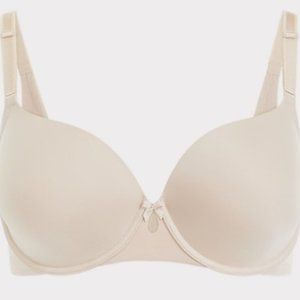 Torrid BEIGE 360° BACK SMOOTHING™ LIGHTLY LINED T-SHIRT BRA